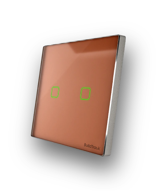 Silver frame touch fan switches